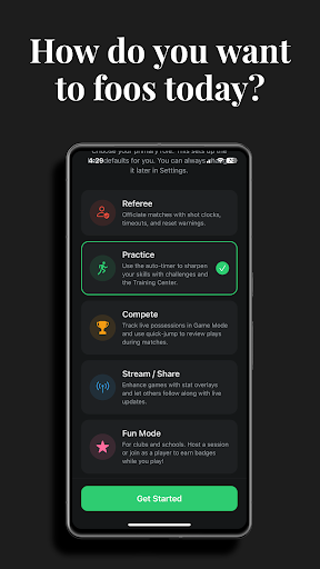iRefFoos screenshot 2