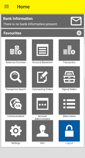 Android application Raiffeisen Business Banking screenshort