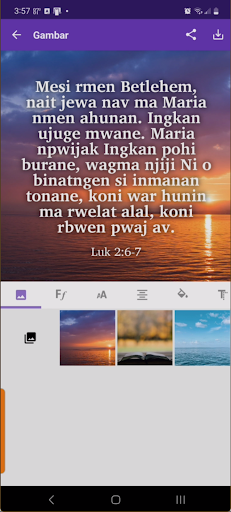 Android application Makatian Bible Portions screenshort