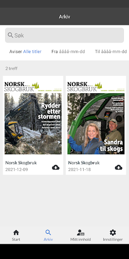 Norsk Skogbruk Screen 2