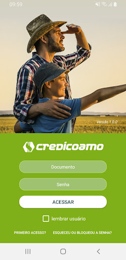 Android application Credicoamo Cartões screenshort