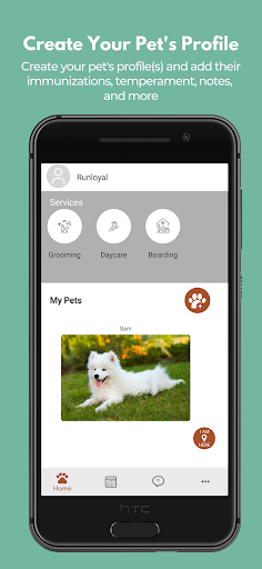 Android application Custom Canine Grooming screenshort