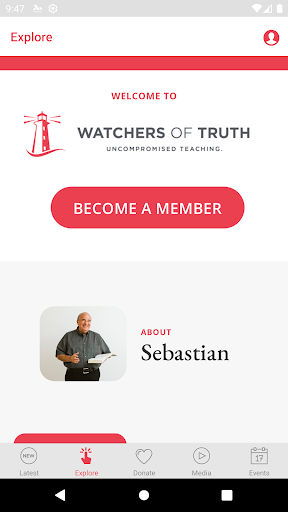 Android application Watchers of Truth Ministry screenshort