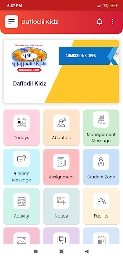 Daffodil Kidz Screen 2