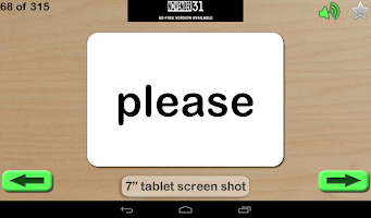screenshot of Sight Words