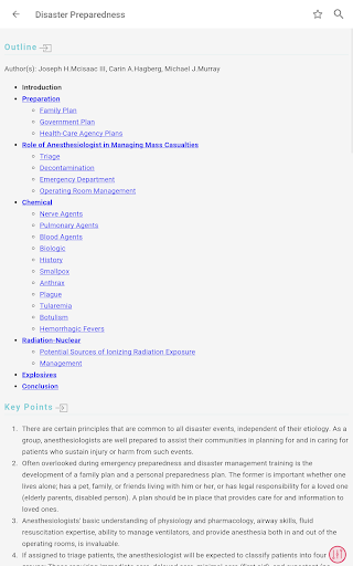 Screenshot of Clinical Anesthesia Full Text