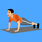 Cover Image of Download Abs Home Workout- Lose Belly Fat- No Equipment 1.0.17 APK