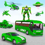Army Bus Robot Car Game 3d Apk