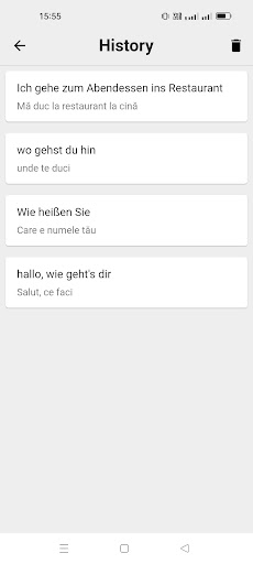German To Romanian Translator Screen 3