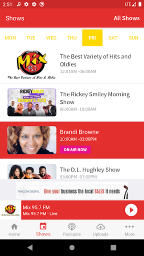 Mix95.7 Screen 2