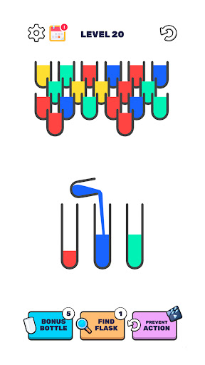 Android application Fill These Tubes: Color Sort screenshort
