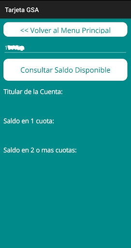 Tarjeta Grupo Santa Ana App Screen 3