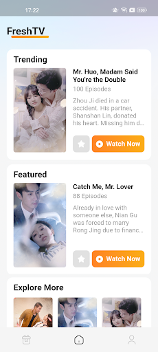 Android application FreshTV screenshort