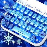 Snowflakes Keyboard ❄️Winter Snow Keyboards Theme