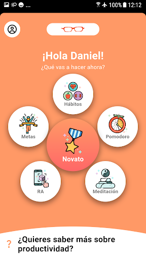 Android application Superpoderes screenshort