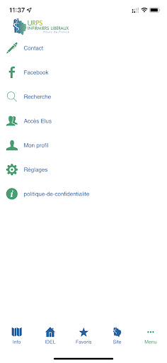 Android application urps-infirmiers-hdf screenshort