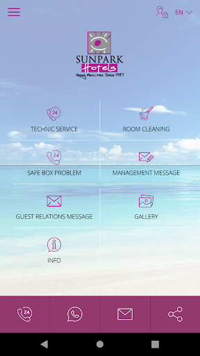 Android application Sunpark Hotels screenshort