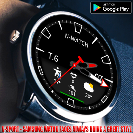 [N-SPORT521] Color AnalogWatch logo