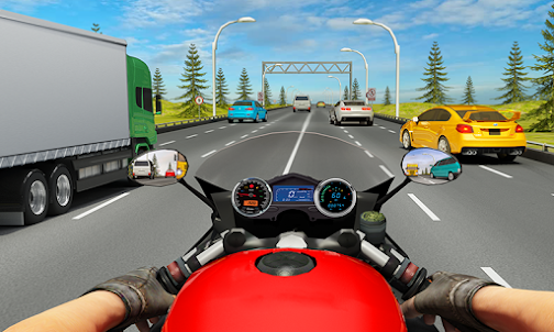 Tricky Moto Racing Traffic Highway Driving