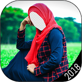 Hijab photo frame 2018 icon