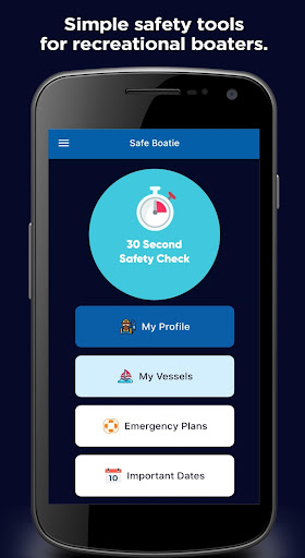 Android application Safe Boatie App screenshort