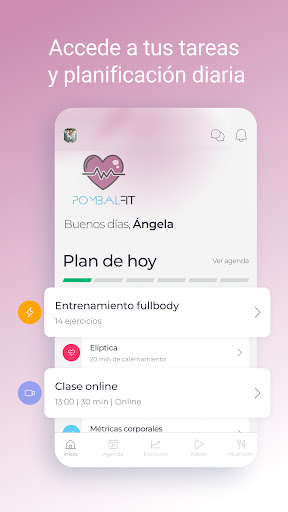 Android application pombalfit screenshort