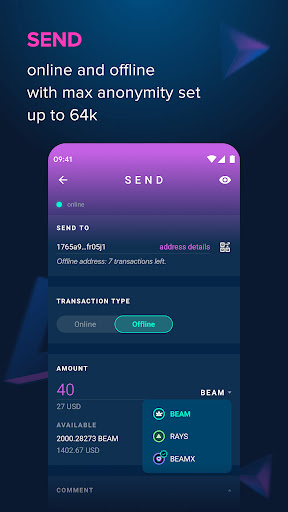 Beam Wallet Screen 3