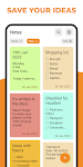 screenshot of Notepad notes, checklist, memo