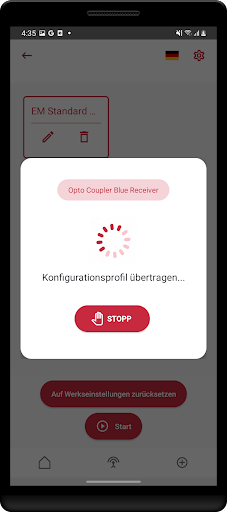 CAPP - Configuration App Screen 3