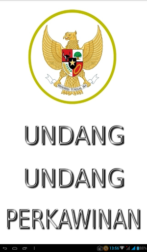 Android application Undang-Undang Perkawinan screenshort