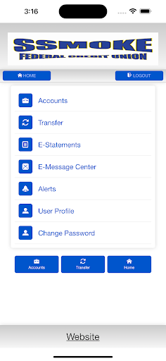 SSMOK Employees FCU Screen 2