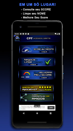 CPF e SCORE - limpe e melhore Screen 3