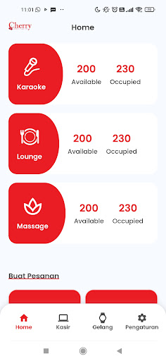 Android application Cherry screenshort