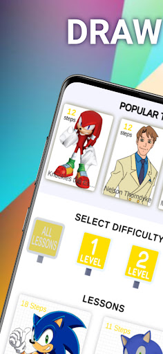 Android application How to draw Soni screenshort