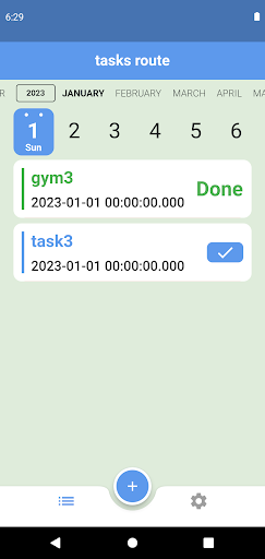 Android application notes screenshort