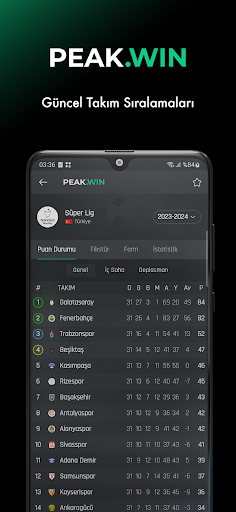 PeakWin Canlı Maçlar Screenshot