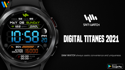 Android application SamWatch Digital Titanes 2021 screenshort