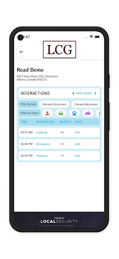 Android application LCG Guard screenshort