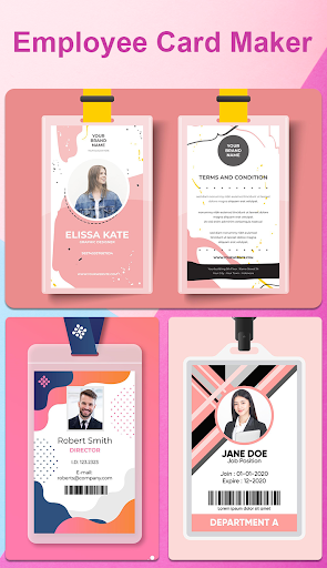 Employee Card Maker Screen 2