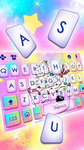 Kawaii Ice Cream Keyboard Them Screen 2