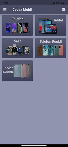 Android application Cepax Mobil screenshort