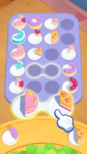 Cake Sort Jogos: Puzzle 3D