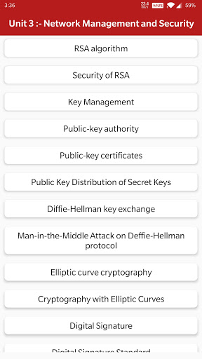 Network Management & Security Screen 2