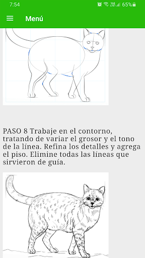 Guía de dibujos a lápiz Screen 3