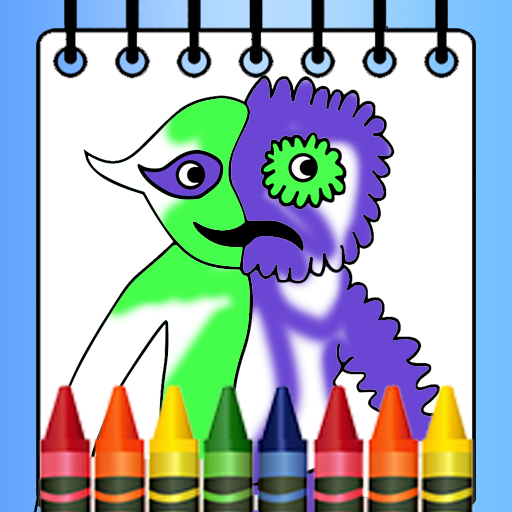 Green Monster Coloring Book