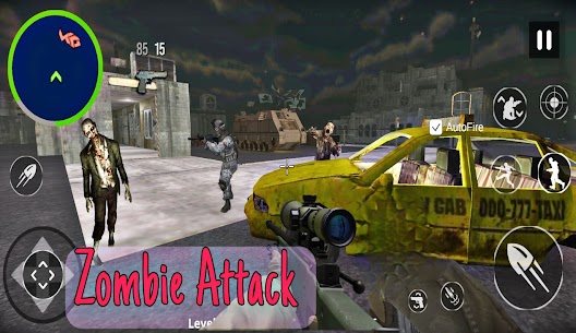 Zombie Fighter : FPS zombie Shooter 3D MOD APK 3