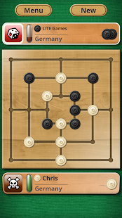 Nine men's Morris - Mills - Free online board game screenshots 1