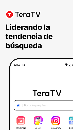 TeraTV Captura de Pantalla de la Aplicación Android 1