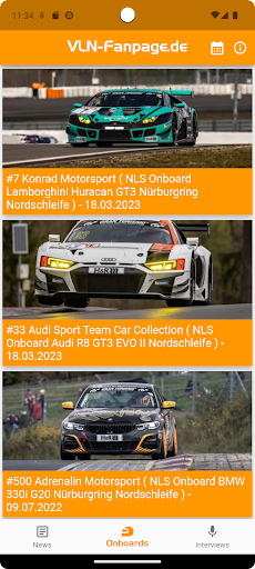 VLN-Fanpage Screen 2