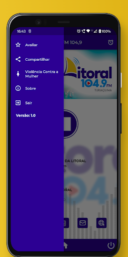 Litoral FM 104,9 - Turiaçu/MA Screen 2